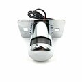 Truck-Lite Incandescent, 1 Bulb, License Light, Rectangular, Chrome 2 Screw Bracket Mount, Hardwired 26330-3